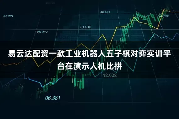 易云达配资一款工业机器人五子棋对弈实训平台在演示人机比拼