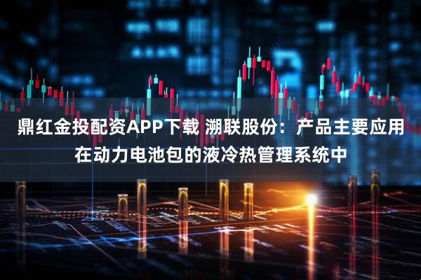鼎红金投配资APP下载 溯联股份：产品主要应用在动力电池包的液冷热管理系统中